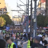 Beograd: Komemorativna šetnja povodom 10 mjeseci od pada nadstrešnice na željezničkoj stanici u Novom Sadu