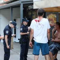 Tučnjava na tržnici u Puli