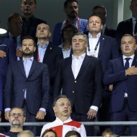 Svečana loža Maksimira na utakmici Hrvatske  protiv Crne Gore