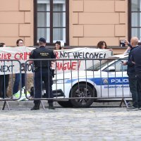Propalestinski prosvjedi ispred Banskih dvora