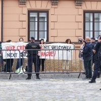 Propalestinski prosvjedi ispred Banskih dvora