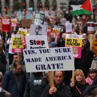 Prosvjed zbog Trumpova dolaska u Londonu