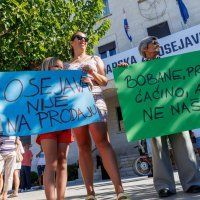 Prosvjed 'Svi za Osejavu' u Makarskoj