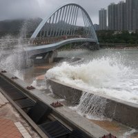 Posljedice tajfuna Ragasa u Hong Kongu