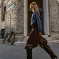 Smeđe čizme iz Zare