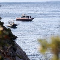 Izvlačenje auta koji je sletio u more kod Sinja