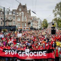Prosvjed u Amsterdamu u znak podrške Palestini