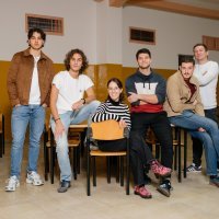 Glumačka ekipa predstave 'Kratki izlet', Domagoj Ikić, Nika Ivančić, Ivan Magud, Lav Novosel, Kristijan Petelin, Jakov Zovko