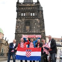 Hrvatski navijači u Pragu, Češka - Hrvatska, kvalifikacije za SP, 9.10.2025.