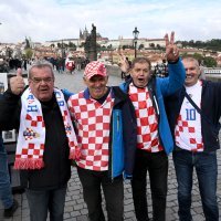 Hrvatski navijači u Pragu, Češka - Hrvatska, kvalifikacije za SP, 9.10.2025.