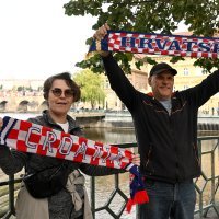 Hrvatski navijači u Pragu, Češka - Hrvatska, kvalifikacije za SP, 9.10.2025.