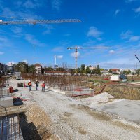 Postavljen prvi stup tribine novog stadiona u Kranjcevicevoj