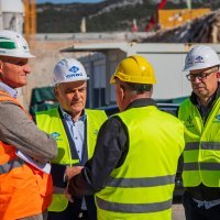 Vučevica: Župan Blaženko Boban i Ivica Budimir obišli su Sjeverni dio Portala tunela Kozjak