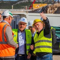 Vučevica: Župan Blaženko Boban i Ivica Budimir obišli su Sjeverni dio Portala tunela Kozjak