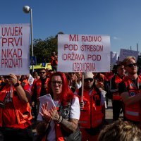 Prosvjed djelatnika hitne medicine