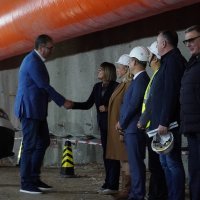 Aleksandar Vučić na probijanju desne tunelske cijevi budućeg najdužeg tunela u Srbiji