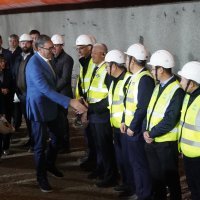Aleksandar Vučić na probijanju desne tunelske cijevi budućeg najdužeg tunela u Srbiji