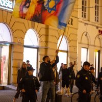 Zagreb: Na prosvjedu za Palestinu podignuta izraelska zastava