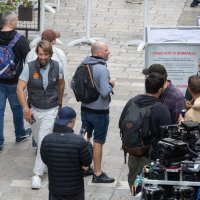 Jonas Pate na setu Netflixove serije 'Outer Banks'