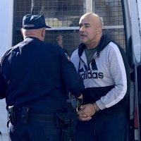Leon Lučić, privođenje na Županijski sud u Velikoj Gorici