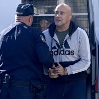 Leon Lučić, privođenje na Županijski sud u Velikoj Gorici