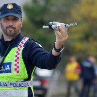 Šibenik: U policijskoj akciji kontrole prometa uključeni prvi put i dronovi