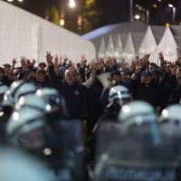 Sukob ispred skupštine u Beogradu