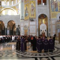 Aleksandar Vučić, državni vrh i Porfirije na molitvi za žrtve pada nadstrešnice u Novom Sadu