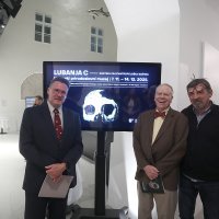 Ivor Janković i Fred Smith uoči otvorenja izložbe 'Lubanja C'