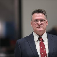 Ivor Janković i Fred Smith uoči otvorenja izložbe 'Lubanja C'