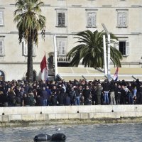 Skup Torcide i branitelja u Splitu