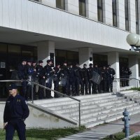 Prosvjed Torcide pred sudom u Splitu