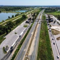 Odmorište Zagreb u trenutku rušenja