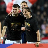 Hrvatska nogometna reprezentacija, slavlje nakon plasmana na SP 2026., 14.11.2025.