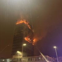 Gori Vjesnikov neboder - uživo s mjesta