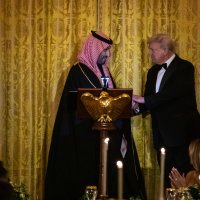 Raskošna večera u Bijeloj kući koju je američki predsjednik Donald Trump organizirao za posjet saudijskog prijestolonasljednika