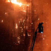 Požar nebodera u Hong Kongu