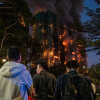 Požar nebodera u Hong Kongu