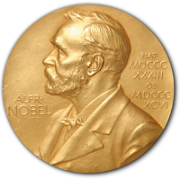 Nobelova nagrada ima oblik zlatnika