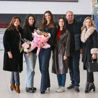 Laura Gnjatović u zagrebačkoj zračnoj luci