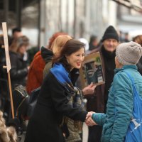 Prosvjed ispred stana Dalije Orešković