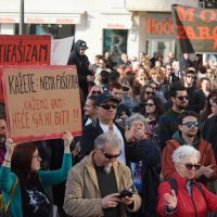 Anti-fa marš u Puli