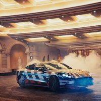 Mercedes-AMG GT 4 Door Coupe prototip u Las Vegasu s Bradom Pittom i Georgeom Russellom