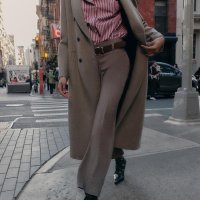 Zara: Smeđe krojene hlače