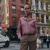 Zara: Smeđe krojene hlače