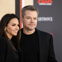 Matt Damon i Luciana Barroso