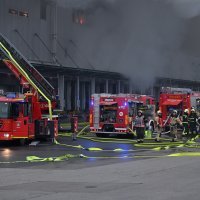Ljubljana: Veliki požar izbio u skladištu Spara