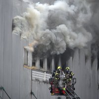 Ljubljana: Veliki požar izbio u skladištu Spara