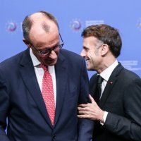 Friedrich Merz i Emmanuel Macron