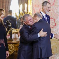 Kraljica Rania, kralj Abdullah